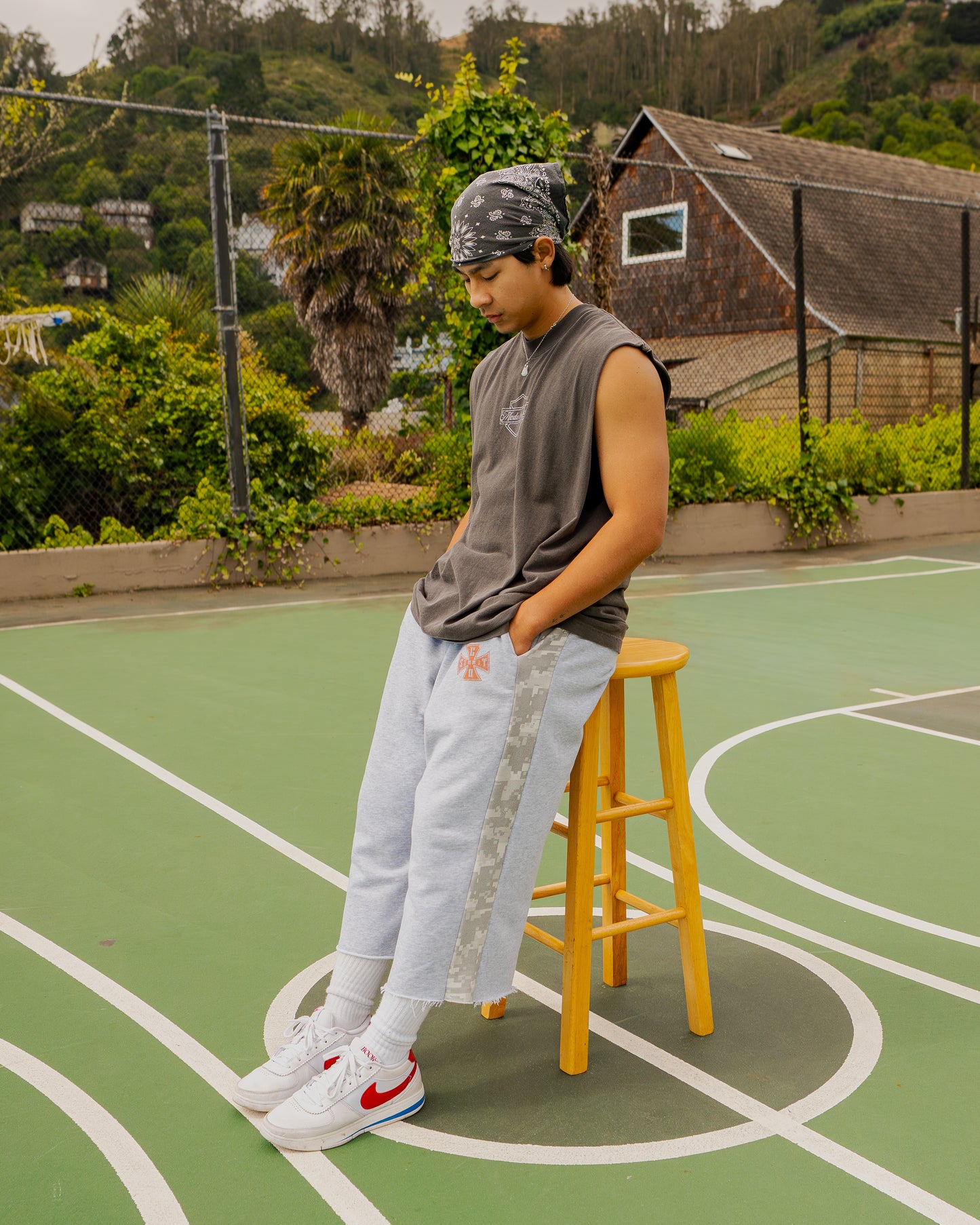 Iron Cross Capri Sweats