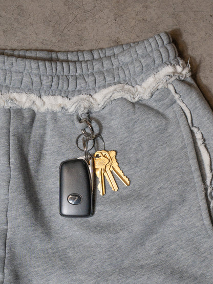 Distressed Paneled Baggy Sweatpants