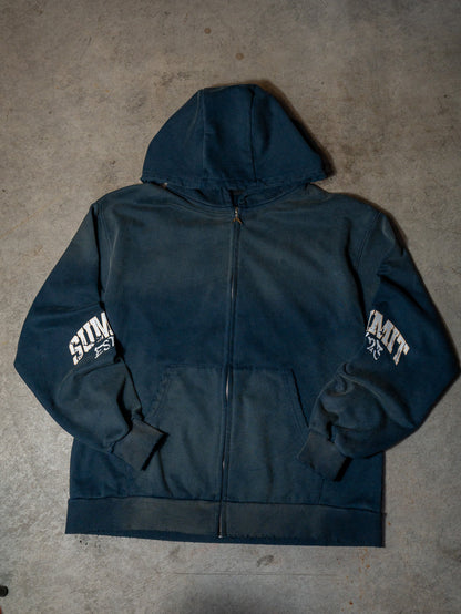 Vintage Graffiti Zip Up Hoodie