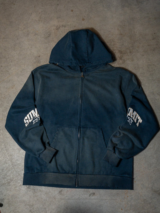 Vintage Graffiti Zip Up Hoodie