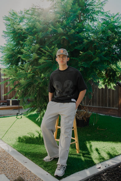 Black Washed Summit Jersey Tee