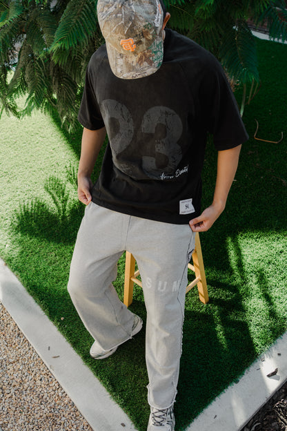 Black Washed Summit Jersey Tee