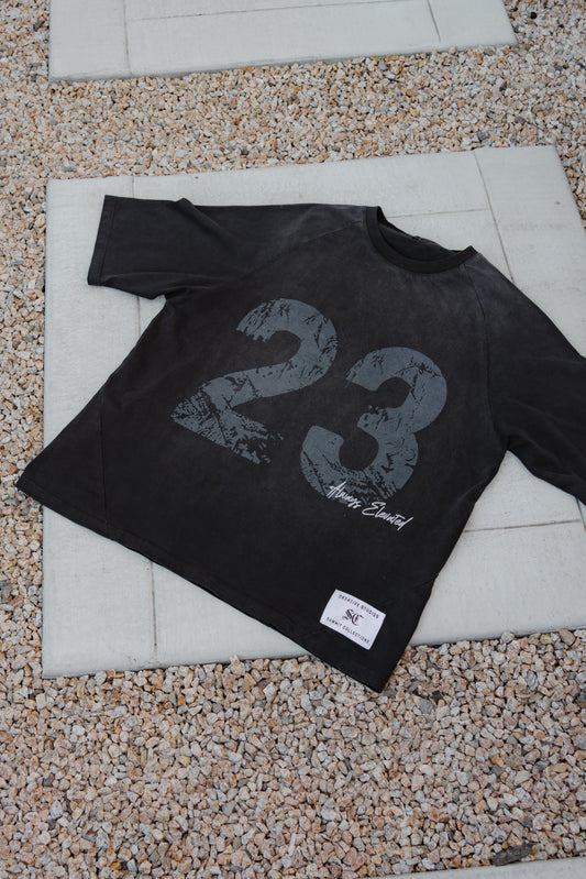 Black Washed Summit Jersey Tee