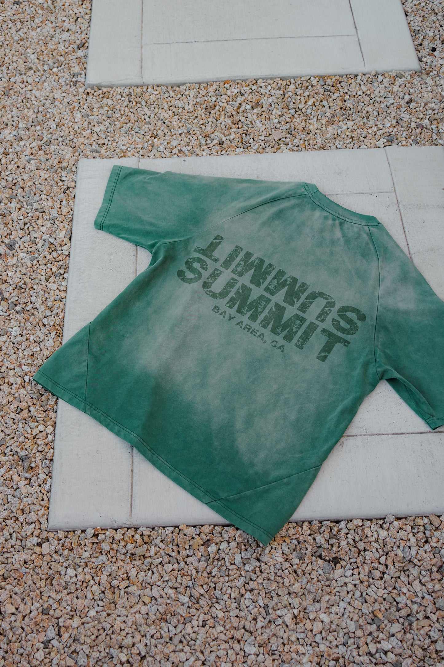 Green Washed Summit Jersey Tee